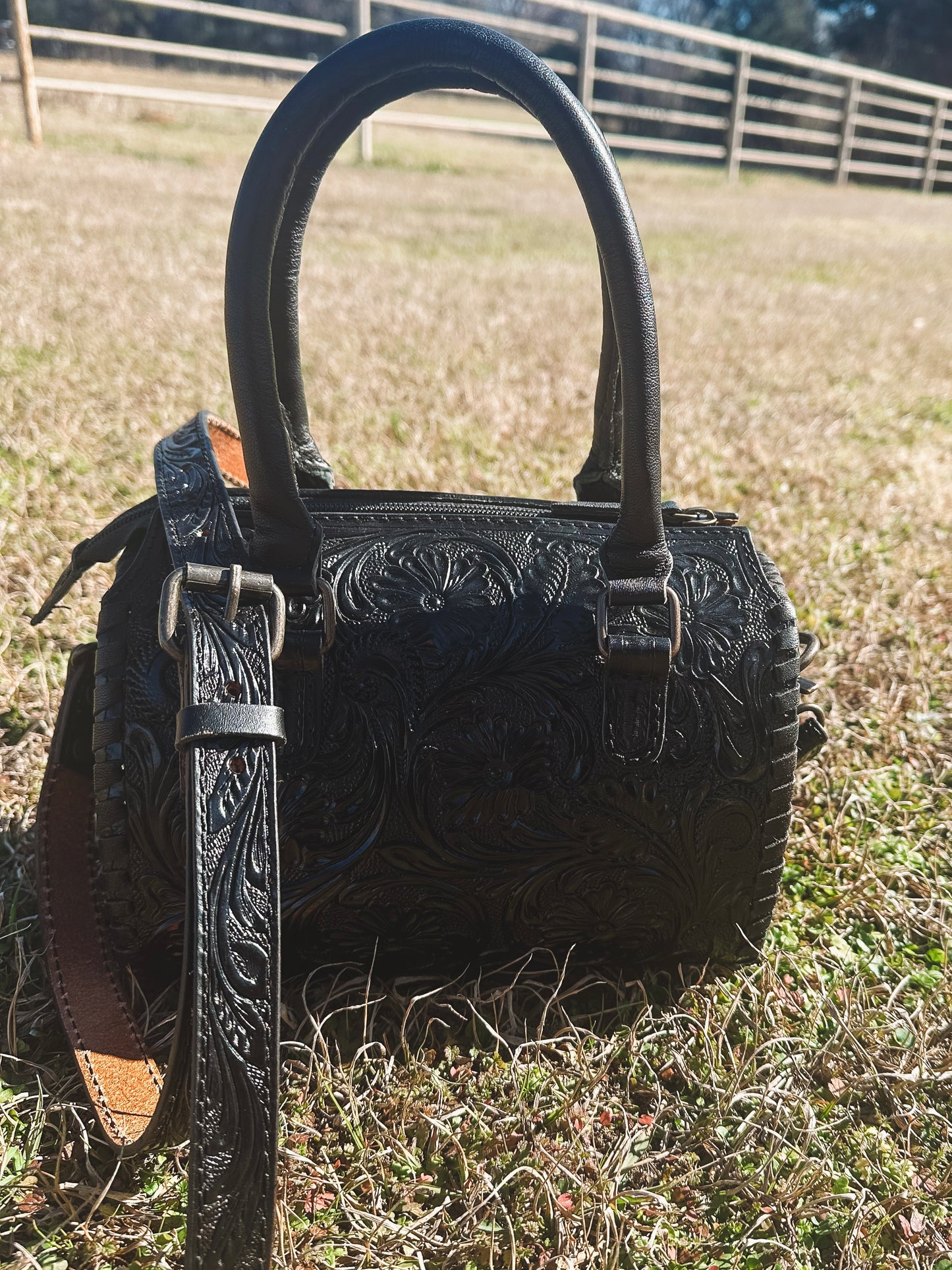 Black Duffle Purse