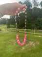 Pink Pony Necklace