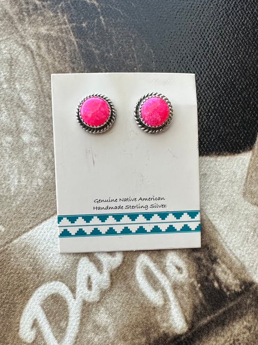 Hot Pink Studs