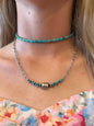 Turquoise Memory Wire necklace