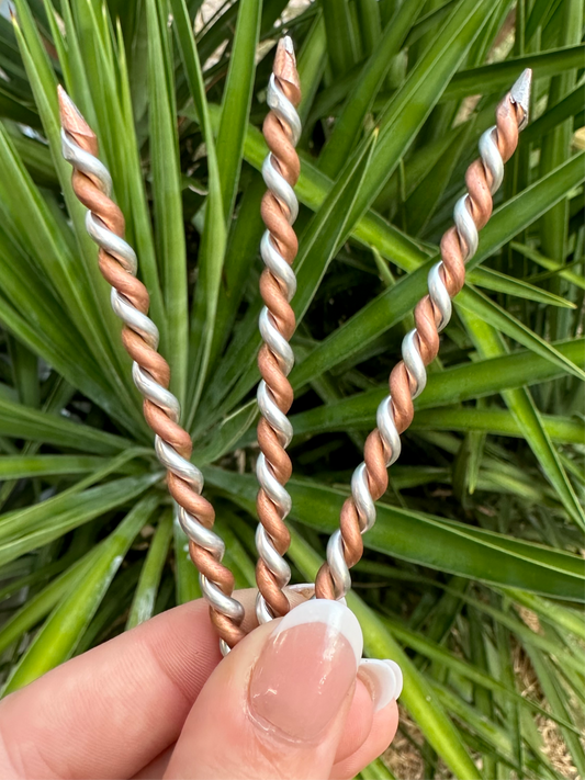 Copper & Silver Hat Pick