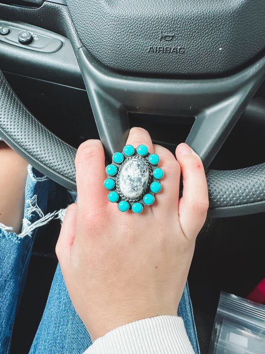 White Buffalo Ring