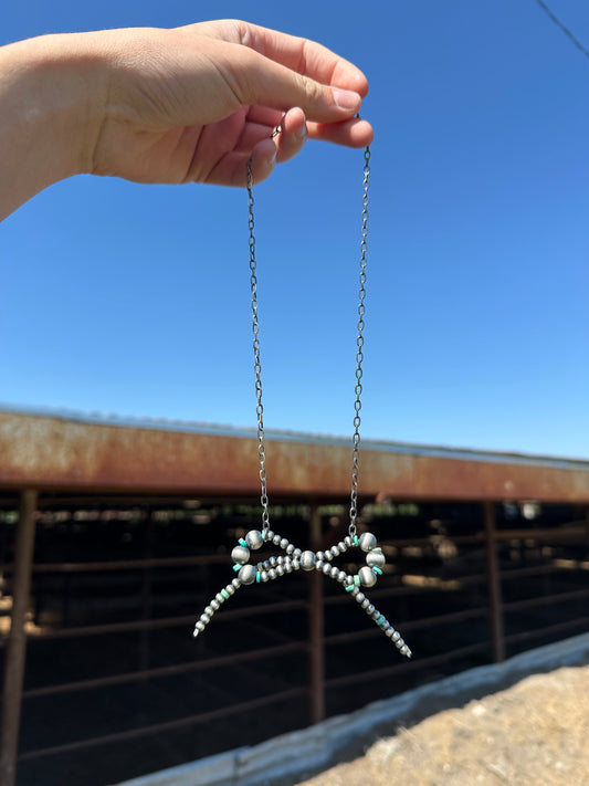 Chain Bow Necklace